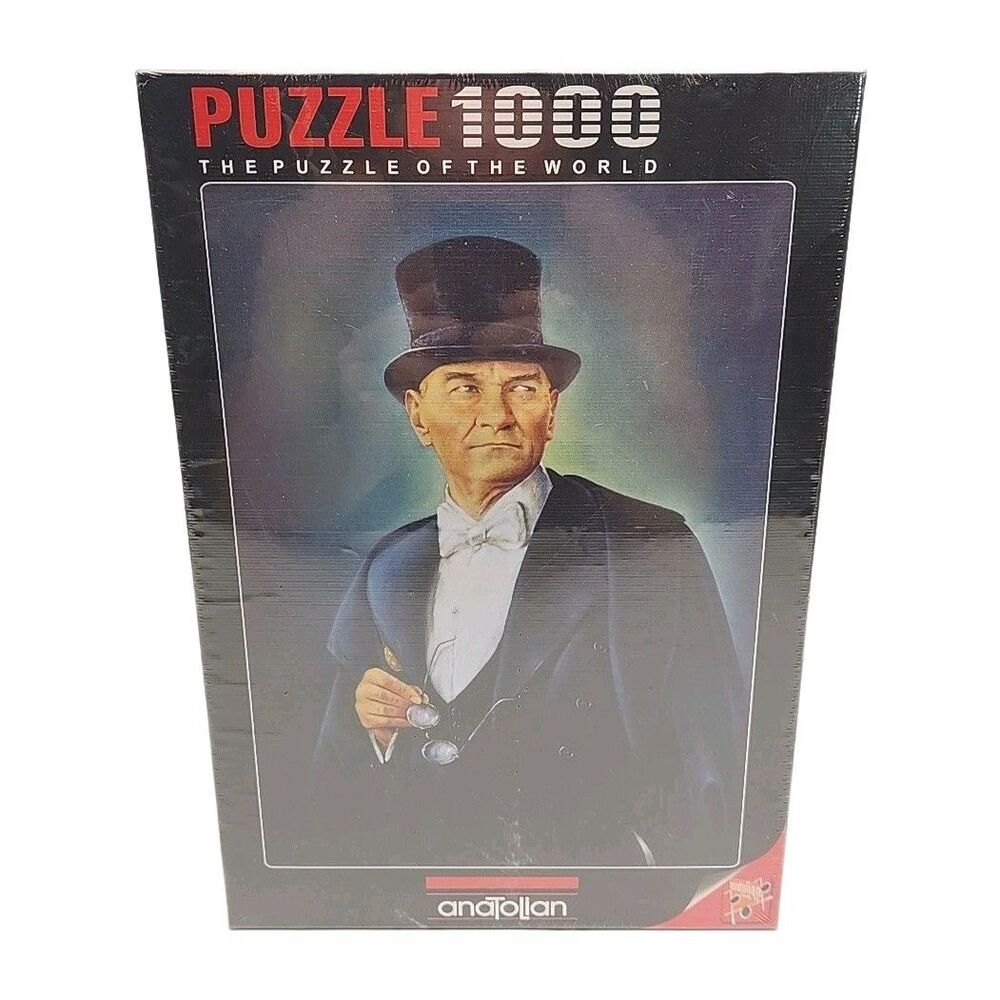 Anatolian Mustafa Kemal Ataturk Turkey 1000 Piece Jigsaw 48x66 Puzzle 1042 NEW